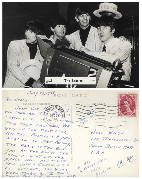 Program to the Royal World Premiere of the 1965 Beatles Film ''Help!'' Where The Beatles Were in Attendance